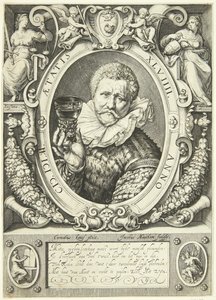 Portrét Vincenta Jacobsze. Coster od Jacob Matham