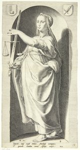 Spravedlnost od Jacob Matham
