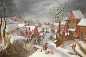 The Massacre of the Innocents (olej na panelu) od Jacob & Mostaert Gillis (1534-98) Grimmer