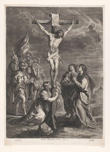 Kristus na kříži Ecce mater tua (název na objektu) od Jacob Neefs