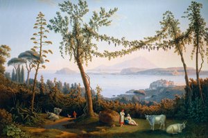 Záliv Pozzuoli, Jacob Philipp Hackert od Jacob Philippe Hackert