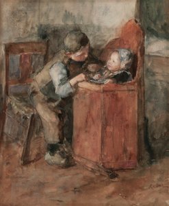 Bratrská láska (wc na papíře) od Jacob Simon Kever