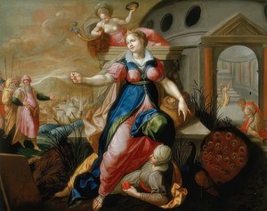 Sedm smrtelných hříchů: pýcha. Kolem 1570-75