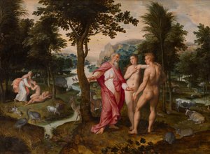 The Garden of Eden (olej na panelu)