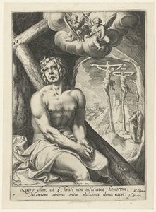Dobrý vrah jako kajícný hříšník Osm kajícných hříšníků ze Starého a Nového zákona (název série) od Jacob de Gheyn (II) (workshop of)