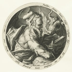 Evangelista Lukáš Čtyři evangelisté (název série) od Jacob de Gheyn (II)