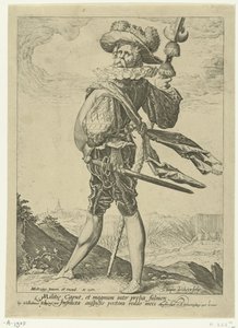 Plukovník Důstojníci a vojáci (název série) od Jacob de Gheyn (II)