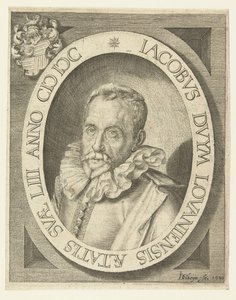 Portrét Jacobuse Duyma ve věku 53 let od Jacob de Gheyn (II)