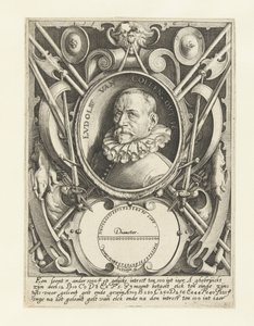 Portrét Ludolfa van Ceulena ve věku 56 let od Jacob de Gheyn (II)
