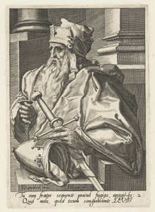 Předek Levi Předkové Izraele (název série) Dvanáct synů Jákobových (název série) od Jacob de Gheyn (II)