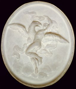Jupiter a Ganymedes (olej na plátně)