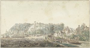 Zdymadlo u Grebbe mezi Rhenen a Wageningen