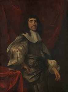 Portrét muže, považovaný za Christoffela van Gangelta, druhého manžela Lucretie Boudaenové od Jacob van Loo (attributed to)