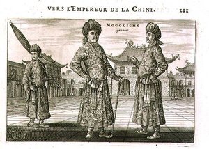 Mongolové, z účtu holandského velvyslanectví v Číně