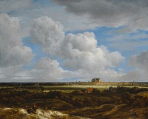Německy: Blick auf Haarlem Pohled na Haarlem (Haerlempje) od Jacob van Ruisdael