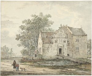Hrad IJzendoorn v Betuwe od Jacob van Strij