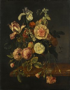 Zátiší s květinami od Jacob van Walscapelle (attributed to)