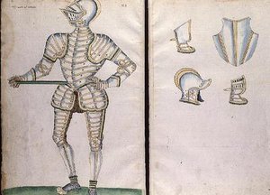 Oblek brnění pro vévodu z Bedfordu, kolem roku 1589
