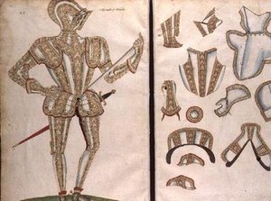 Oblek brnění pro hraběte z Essexu, kolem roku 1589