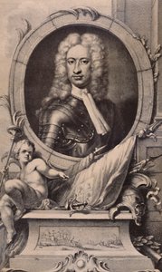 Charles Mordaunt, hrabě z Peterborough a Monmouth, anglický voják, c1740 1894 od Jacobus Houbraken
