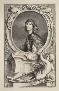 Portrét Algernona Percyho, hraběte z Northumberlandu, ilustrace z 