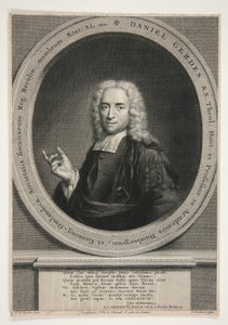 Portrét Daniela Gerdese podle J. M. Quinkharta od Jacobus Houbraken