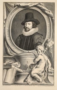 Portrét Francise Bacona, vikomta ze St Albans, ilustrace z 