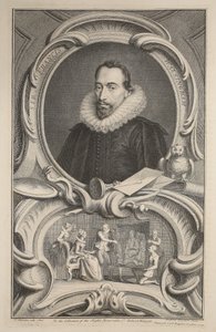 Portrét sira Francise Walsinghama, ilustrace z 