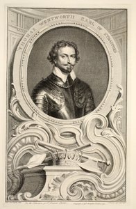 Portrét Thomase Wentwortha, hraběte ze Stratfordu, ilustrace z 