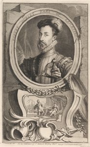 Robert Dudley, hrabě z Leicesteru od Jacobus Houbraken