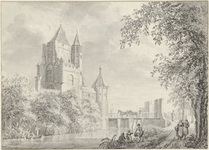městská brána od Jacobus Kops (attributed to)