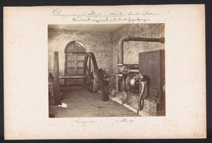 Parní čerpací stanice s odstředivými čerpadly / Kralingen den 14. května 1869 (název na objektu) Rekultivace jezer v Schieland východně od Rotterdamu (název série na objektu)