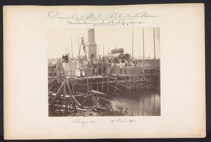 Parní čerpací stanice s odstředivými čerpadly / Kralingen den 26. října 1868 (název na objektu) Rekultivace jezer v Schieland východně od Rotterdamu (název série na objektu)