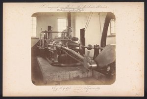 Pod parní čerpací stanicí s Vijzels / Capelle aan den IJssel 4. září 1869 (název na objektu) Rekultivace jezer v Schieland východně od Rotterdamu (název série na objektu)