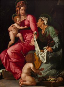 Madona s dítětem se svatou Alžbětou a svatým Janem Křtitelem, c. 1535.