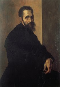 Portrét Michelangela Buonarroti dit Michelangelo (Michelangelo nebo Michel Ange