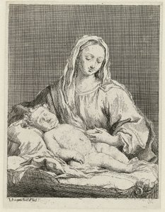 Marie s dítětem od Jacopo Amigoni