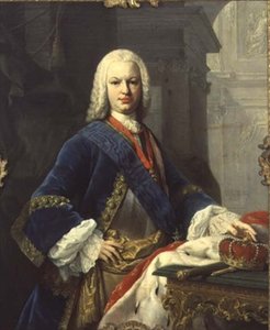 Portrét Ferdinanda IV., španělského krále (1711-59) (olej na plátně) od Jacopo Amigoni