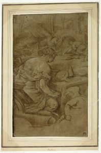 Alegorie ohně (Venuše ve Vulkánově kovárně) od Jacopo Bassano