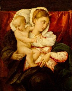 Madona s dítětem od Jacopo Bassano