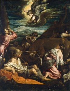Zvěstování pastýřům od Jacopo Bassano