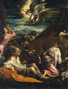 Zvěstování pastýřům, pravděpodobně 15551560. od Jacopo Bassano il vecchio