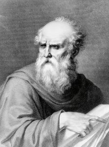 Portrét Marcuse Vitruvia Pollia známého jako Vitruvius (1. století př. n. l.), římského architekta a spisovatele, rytina Jacopa Bernardiho podle kresby Vincenza Raye od Jacopo Bernardi