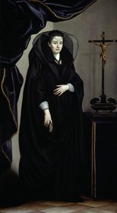 Portrét šlechtičny ve smutku, c. 1600. od Jacopo Chimenti