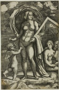 Venuše a Amor od Jacopo Francia
