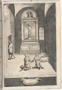 Kaple svatého Šebestiána [deska N] od Jacopo Ligozzi