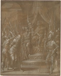 Kristus před Herodem od Jacopo Ligozzi