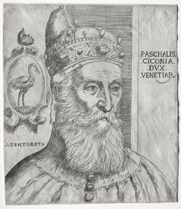 Portrét Pasquale Cicogna, dóže z Benátek od Jacopo Palma il Giovane
