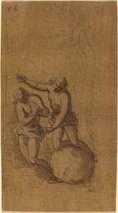 Křest Kristův od Jacopo Palma il Giovane