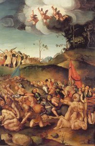 Umučení deseti tisíc, 1529-30 (panel) od Jacopo Pontormo